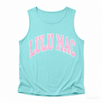 LULU MAC "POLKA DOT CHALKY MINT" Tank Top