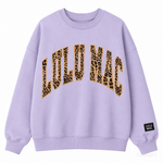 LULU MAC "LAVENDER LEOPARD" Sweatshirt
