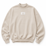 TERRY CLOTH MOCK NECK
