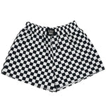 LULU MAC "BLACK & WHITE CHECKERED" Boxer Shorts