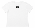 LULU MAC "WHITE BABY DOLL" Short Sleeve Top