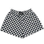 LULU MAC "BLACK & WHITE CHECKERED" Boxer Shorts