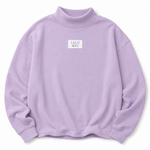 TERRY CLOTH MOCK NECK