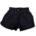 LULU MAC "DD-SHORT-BLACK" Solid Shorts