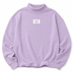 TERRY CLOTH MOCK NECK