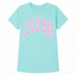 LULU MAC "POLKA DOT CHALKY MINT" T-Shirt