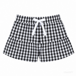LULU MAC "BLACK MODERN CHECKERED" Skort