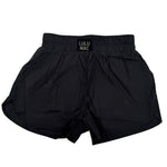 LULU MAC "DD-SHORT-BLACK" Solid Shorts