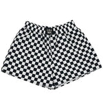 LULU MAC "BLACK & WHITE CHECKERED" Boxer Shorts