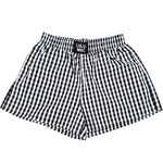 LULU MAC "BLACK GINGHAM" Boxer Shorts