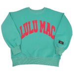 LULU MAC "MINT AND CORAL PUFF" Sweatshirt - YOUTH