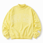 STITCH SWEATSHIRT MOCK NECK