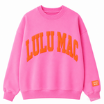 LULU MAC "PINK AND ORANGE PUFF" Sweatshirt