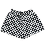 LULU MAC "BLACK & WHITE CHECKERED" Boxer Shorts