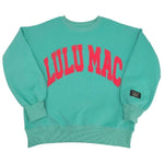 LULU MAC "MINT AND CORAL PUFF" Sweatshirt - YOUTH