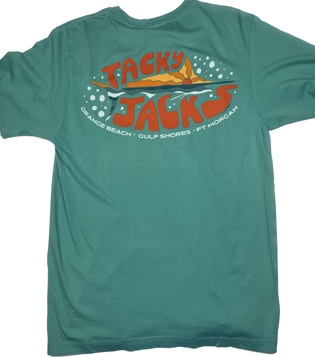 Tacky Jacks "Marlin Sunset" Short Sleeve T-Shirt