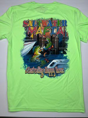 Saltwater Mafia "Controlling Happy Hour" UV Short Sleeve