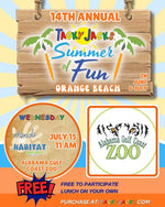 July 15, (Orange Beach) Hands-on Habitat with Alabama Gulf Coast Zoo