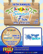 June 16,  (Gulf Shores) Hands-on Habitat with Share the Beach Sea Turtle Program