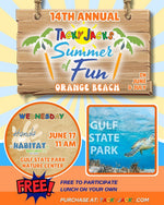 June 17, (Orange Beach)  Hands-on Habitat with Gulf State Park Nature Center - FREE