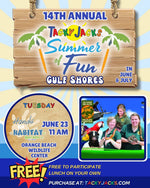 June 23, (Gulf Shores) Hands on Habitat - Orange Beach Wildlife Center - FREE