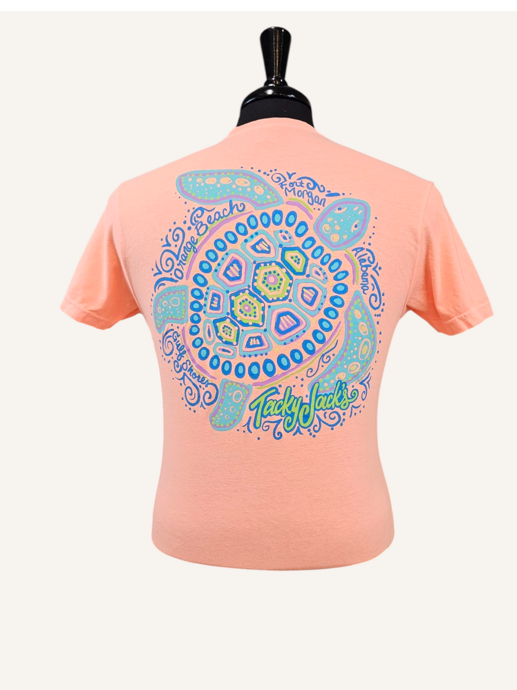Tacky Jacks "Swirly Turtle" Short Sleeve T-Shirt