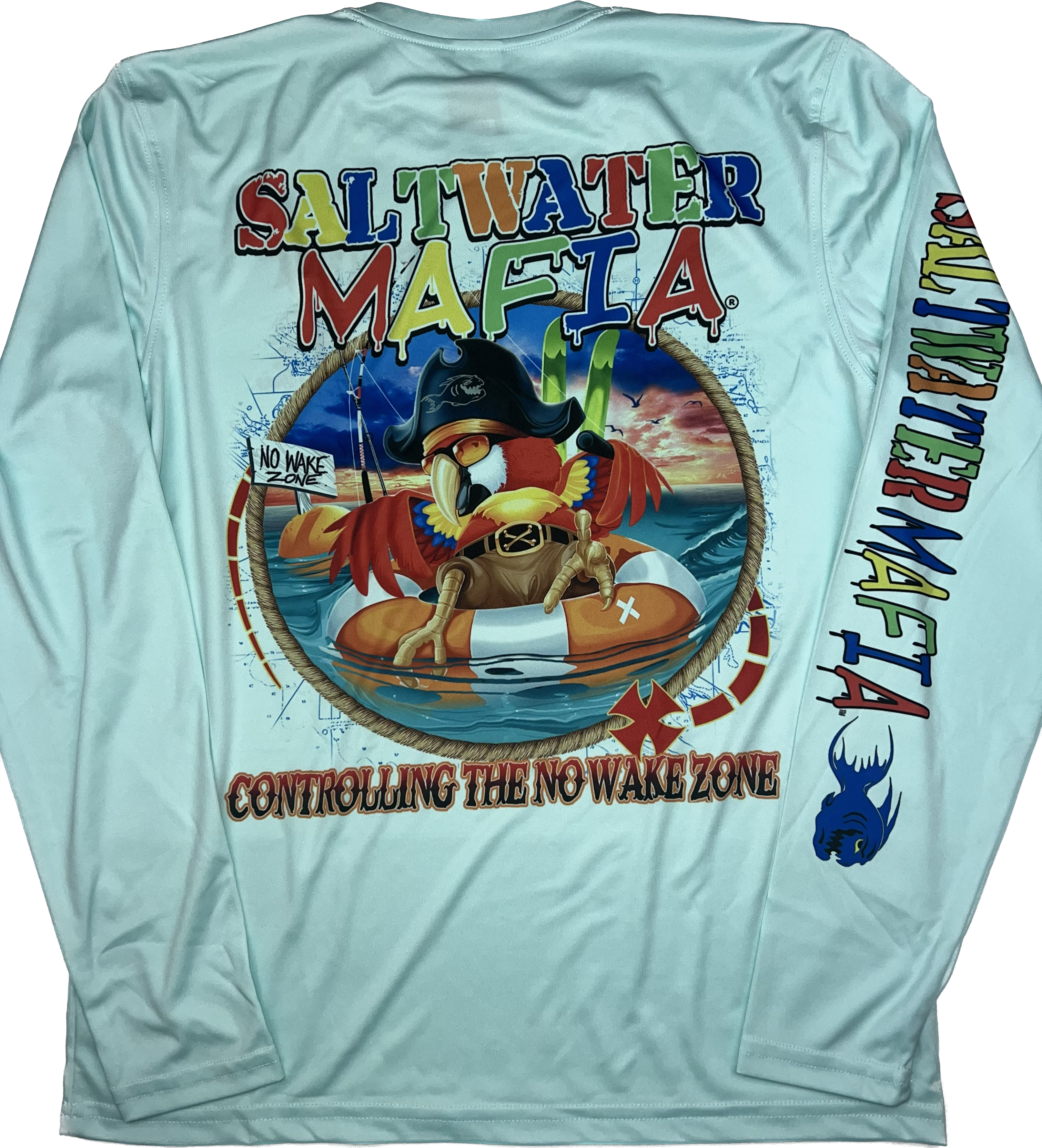 Saltwater Mafia "Controlling The No Wake Zone" UV Long Sleeve