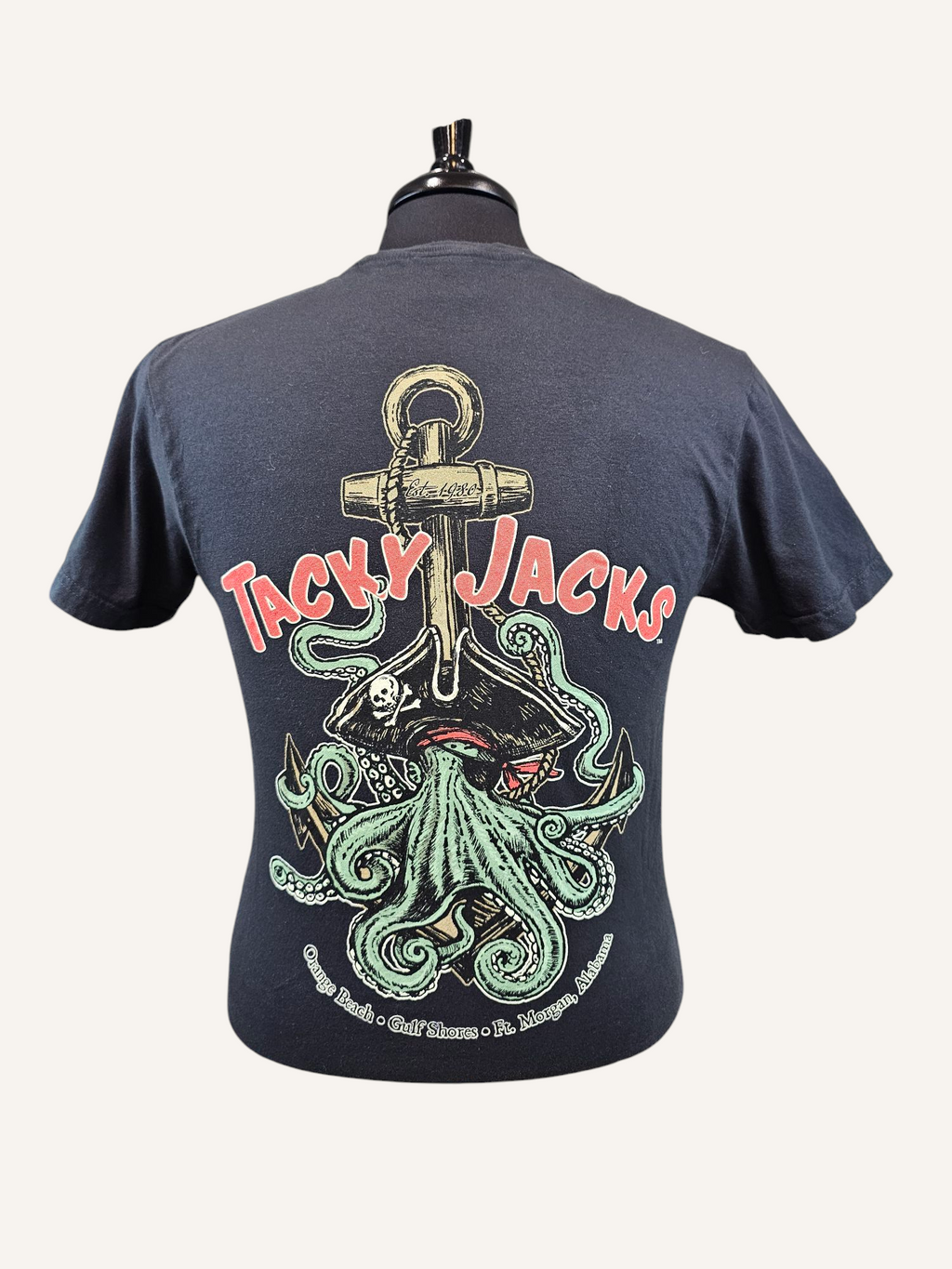 Tacky Jacks "Anchor Octopus" Short Sleeve T-Shirt