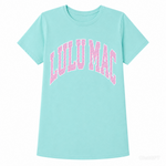 LULU MAC "POLKA DOT CHALKY MINT" T-Shirt