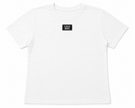 LULU MAC "WHITE BABY DOLL" Short Sleeve Top