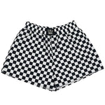LULU MAC "BLACK & WHITE CHECKERED" Boxer Shorts