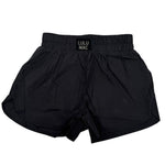 LULU MAC "DD-SHORT-BLACK" Solid Shorts