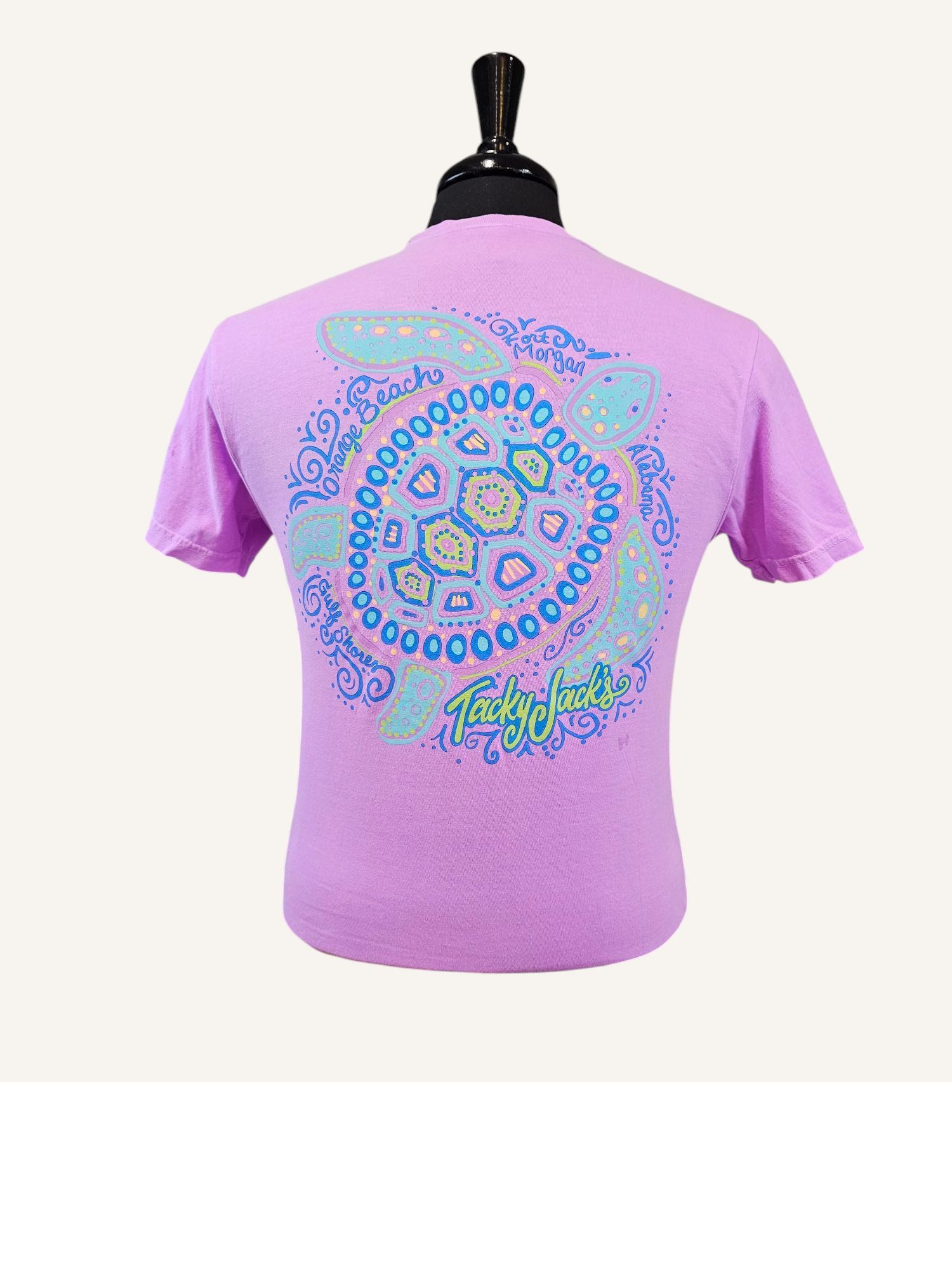 Tacky Jacks "Swirly Turtle" Short Sleeve T-Shirt