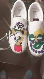 ORANGE BEACH - February 3, Art al Fresco - Mardi Gras Shoes