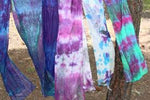 GULF SHORES - February 2, Art al Fresco - Tie-Dye Mardi Gras Scarf