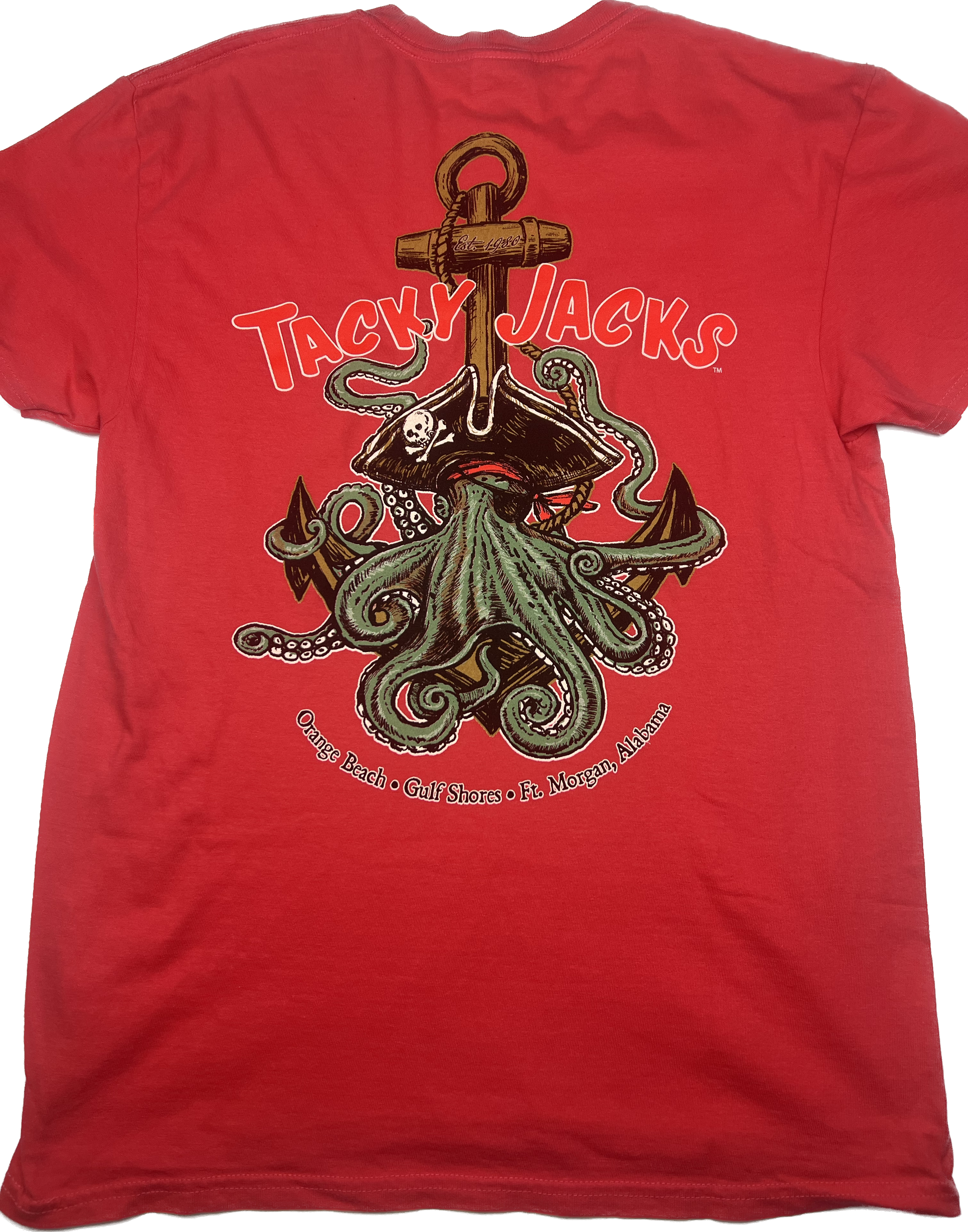 Tacky Jacks "Anchor Octopus" Short Sleeve T-Shirt