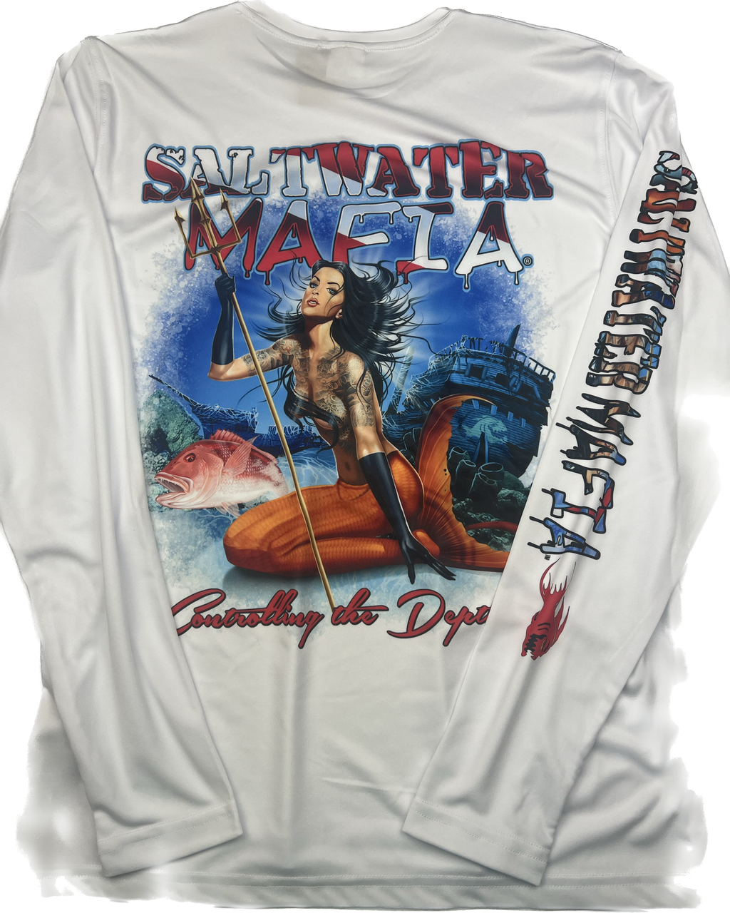 Saltwater Mafia "Controlling The Depth" UV Long Sleeve