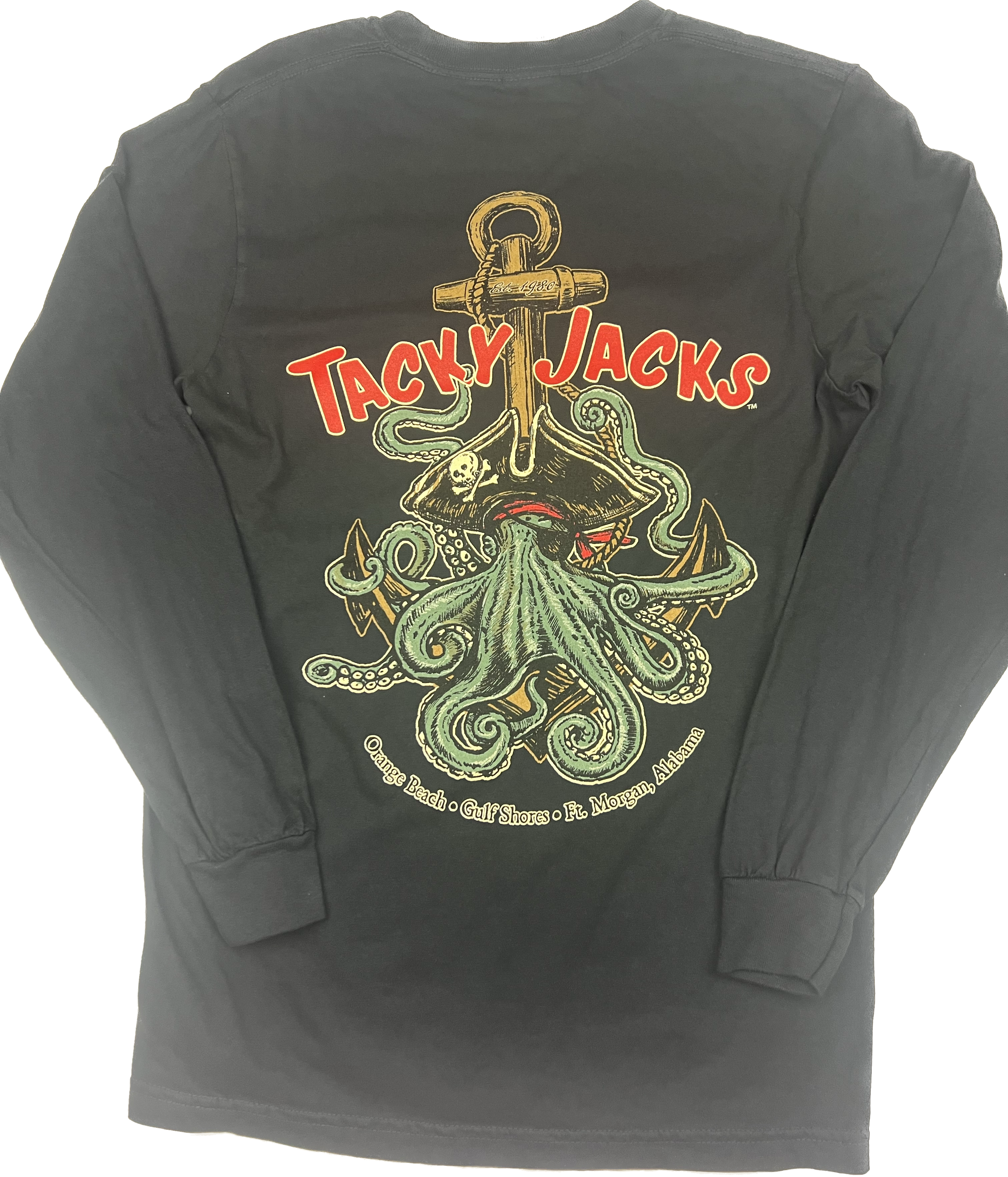 Tacky Jacks "Anchor Octopus" Long Sleeve T-Shirt