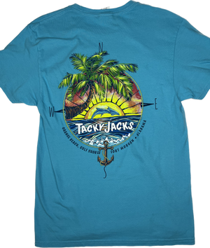 Tacky Jacks "Compass Dolphin" Short Sleeve T-Shirt