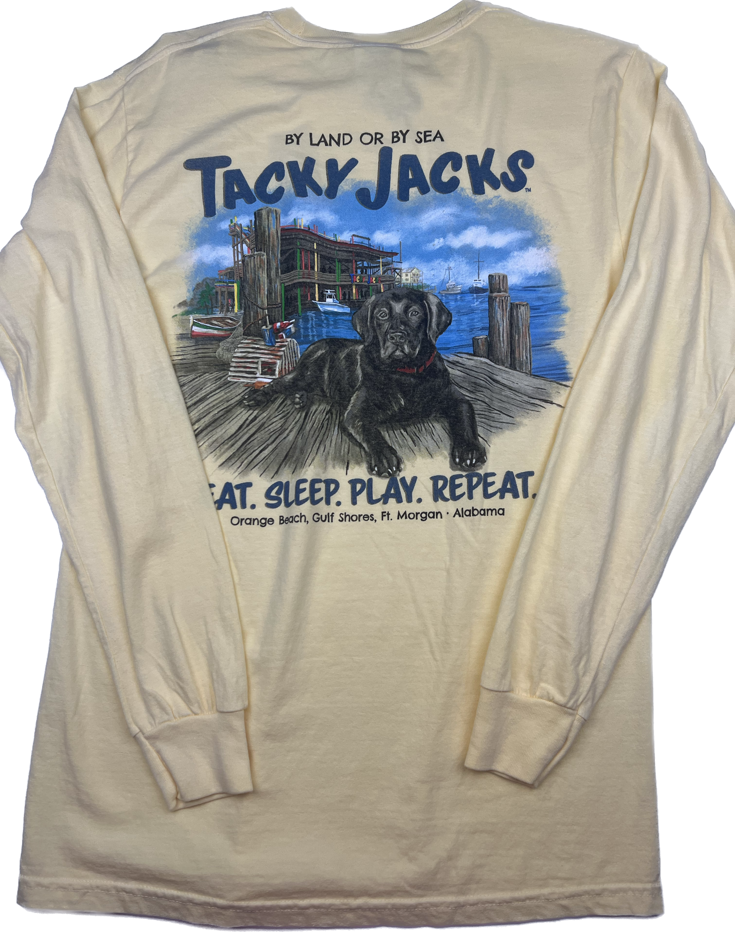 Tacky Jacks "Dock Dog" Long Sleeve T-Shirt