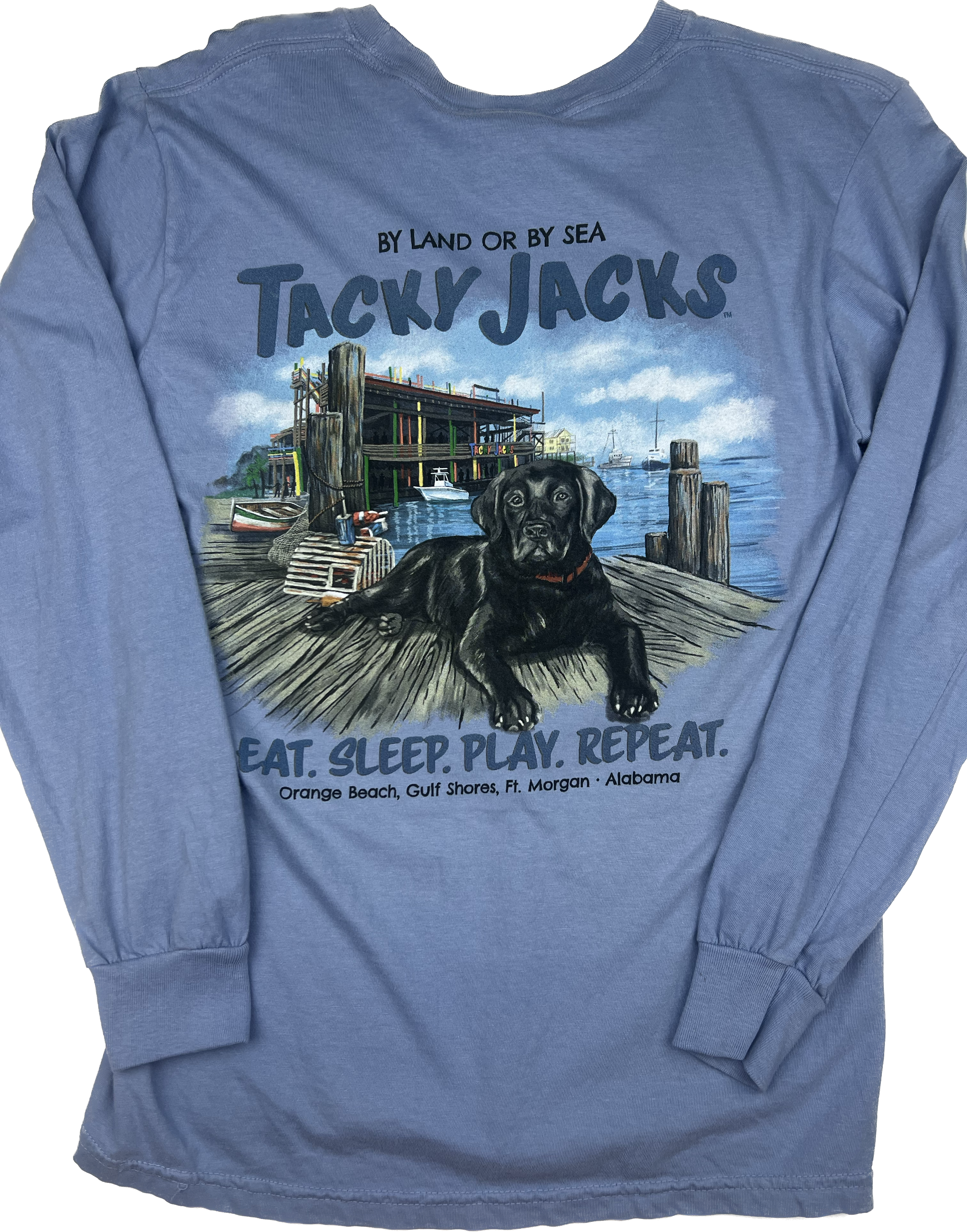 Tacky Jacks "Dock Dog" Long Sleeve T-Shirt