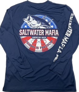 Saltwater Mafia "Fishing Is Freedom" UV Long Sleeve