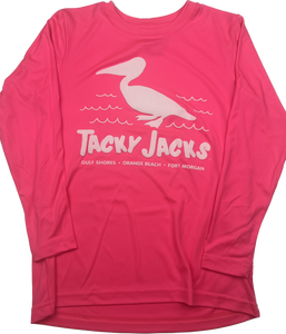 Tacky Jacks "Puff Pelican" Youth Long Sleeve Performance Shirt