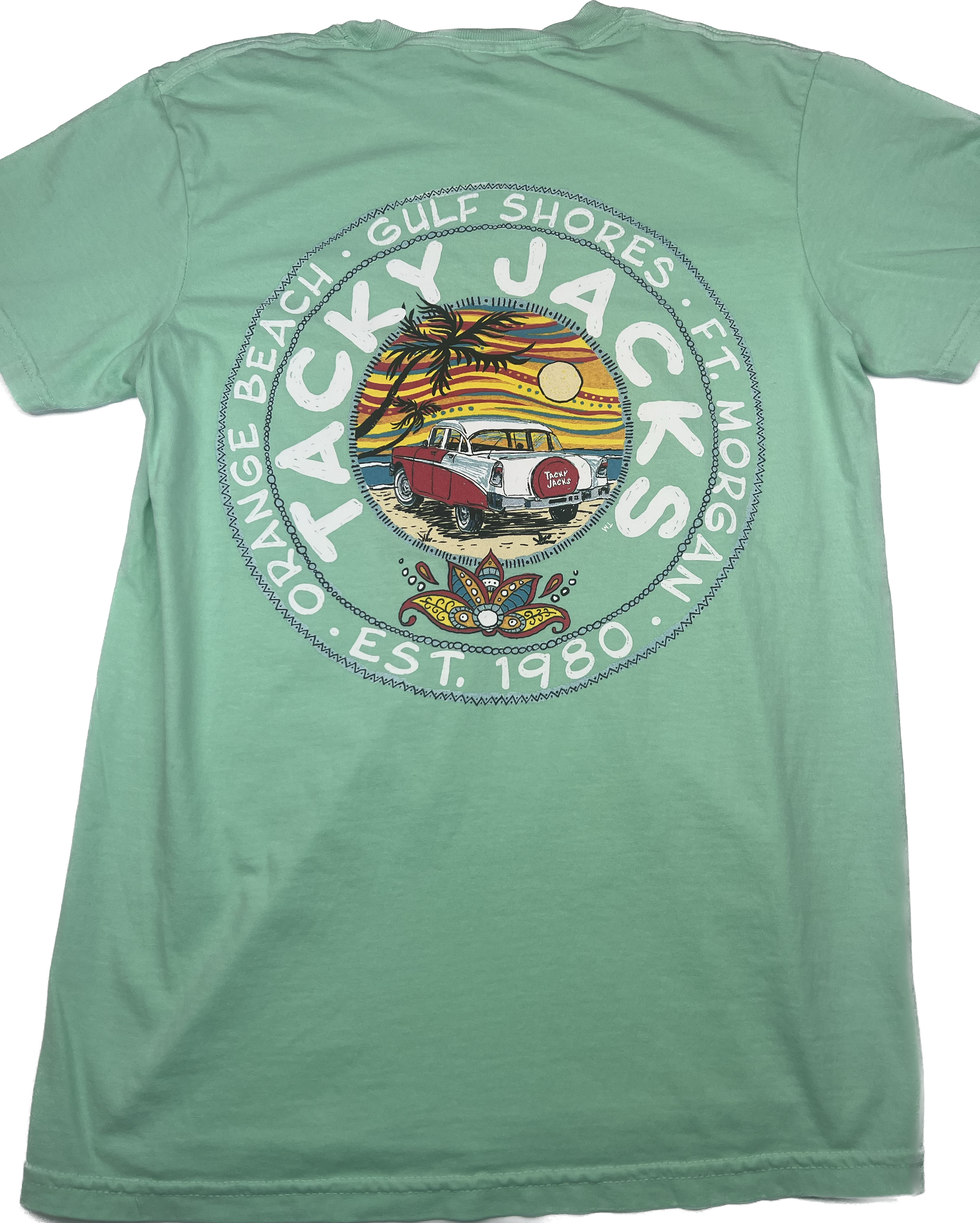 Tacky Jacks "Vintage Car Circle" Short Sleeve T-Shirt