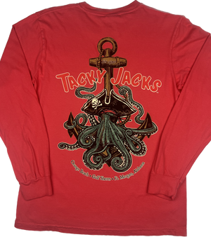 Tacky Jacks "Anchor Octopus" Long Sleeve T-Shirt