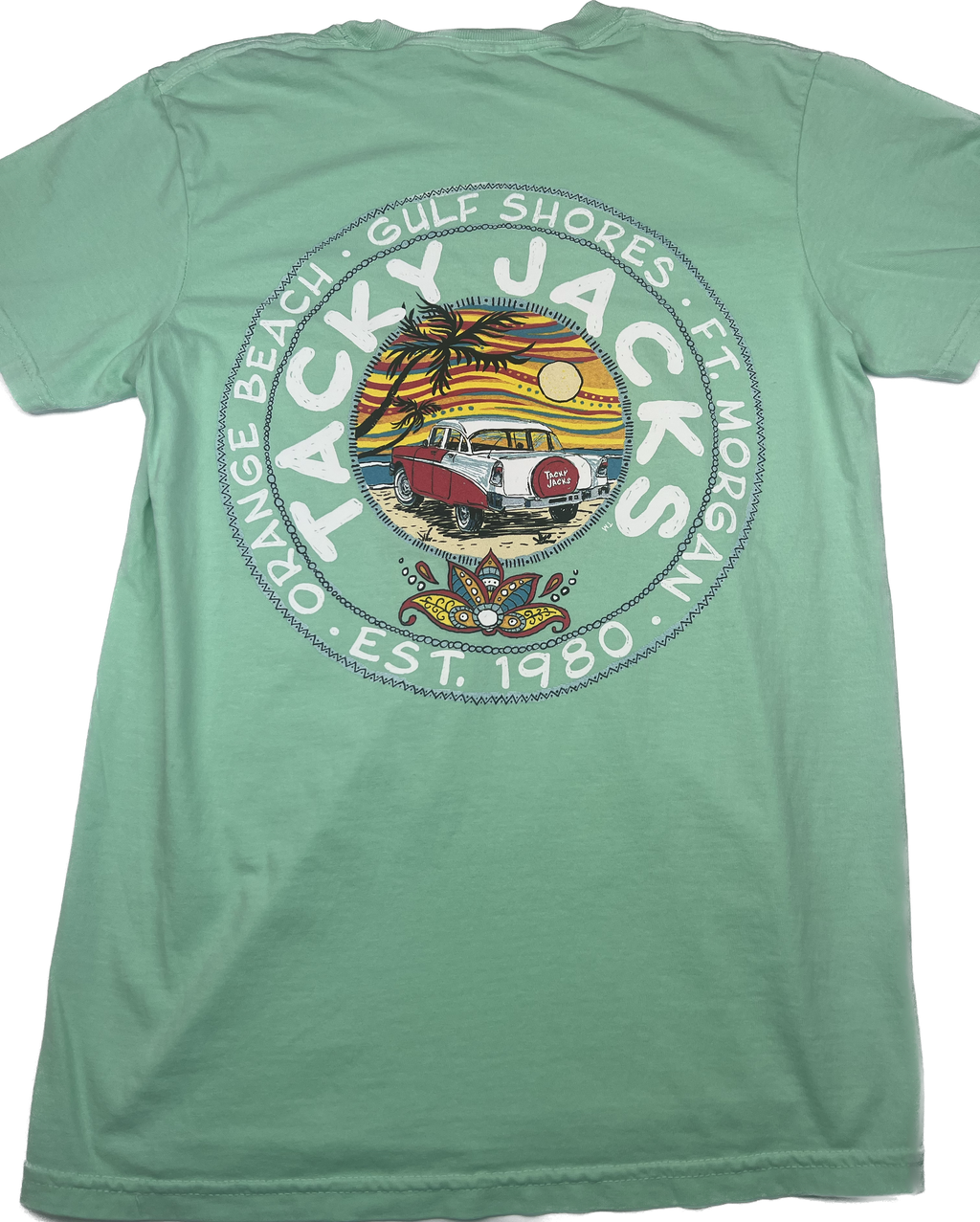 Tacky Jacks "Vintage Car Circle" Short Sleeve T-Shirt