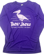 Tacky Jacks "Puff Pelican" Youth Long Sleeve Performance Shirt