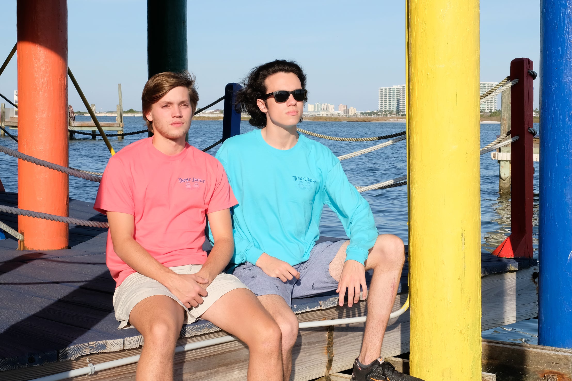 Tacky Jacks "Lazy Beach Days" Long Sleeve T-Shirt