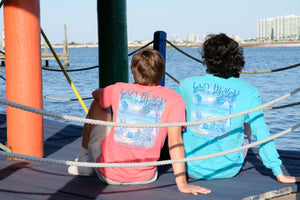 Tacky Jacks "Lazy Beach Days" Long Sleeve T-Shirt