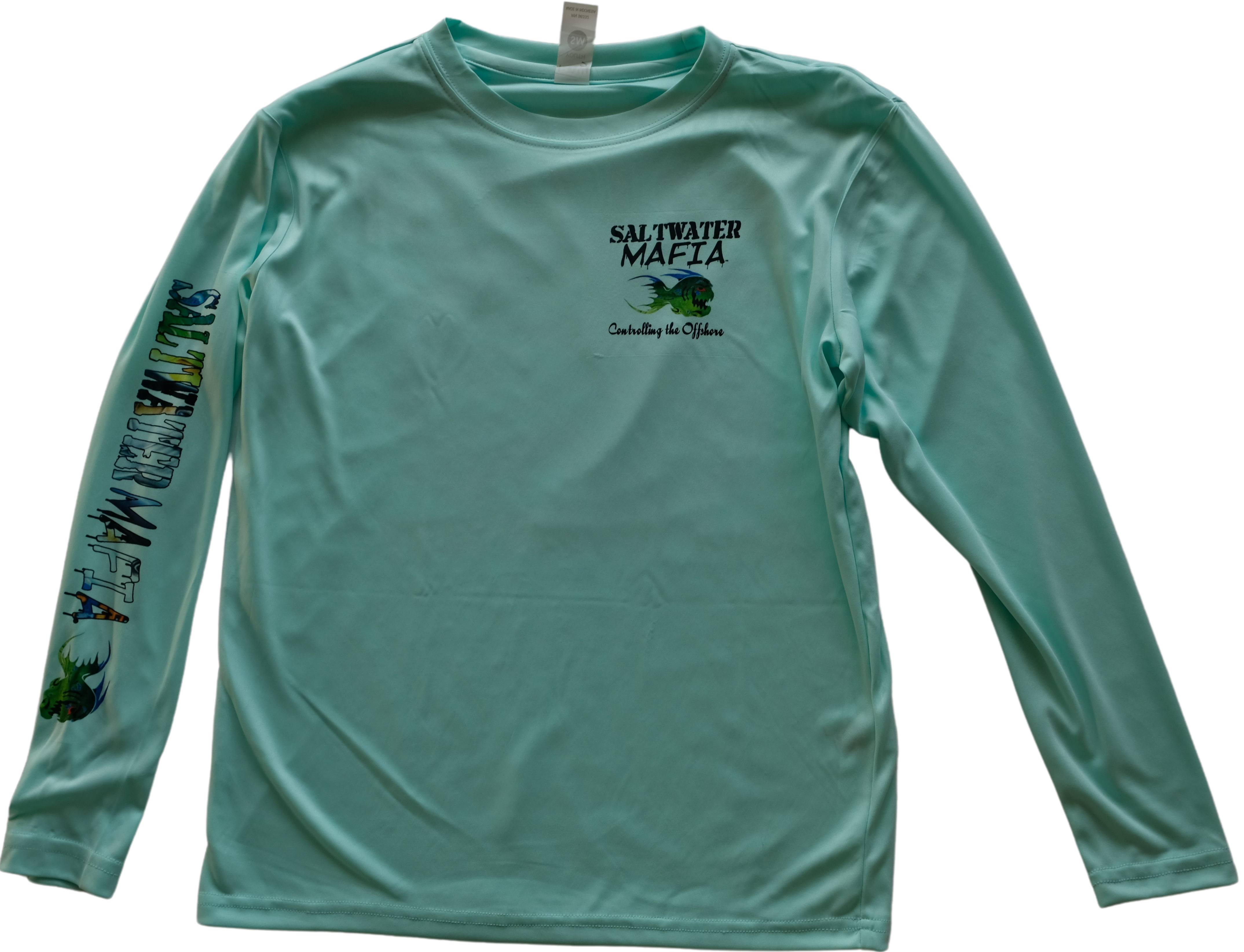 Tacky Jacks "Add a Little Salt to Your Life" Youth Long Sleeve Performance Shirt